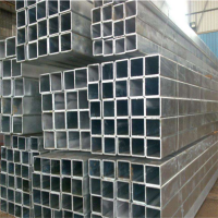 Hot dip IPN galvanized and PU paint Iron square pipes